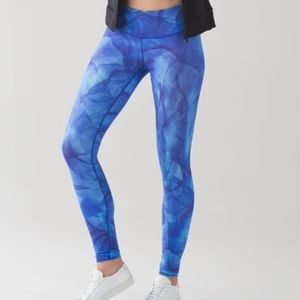 Lululemon Midnight Tulle Wunder Under Pant size 10